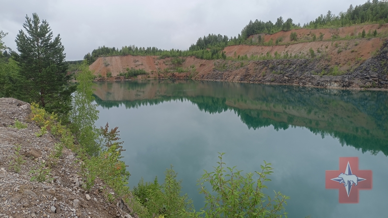 Учебные сборы по водолазной подготовке на карьере «Голубое озеро»