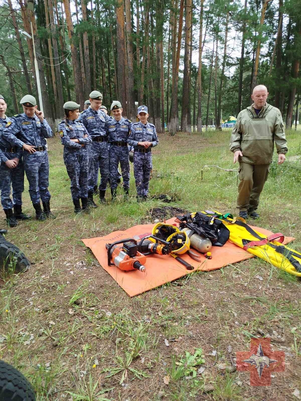 Спасатели на учебно-полевых сборах кадет 19—24 августа 2024